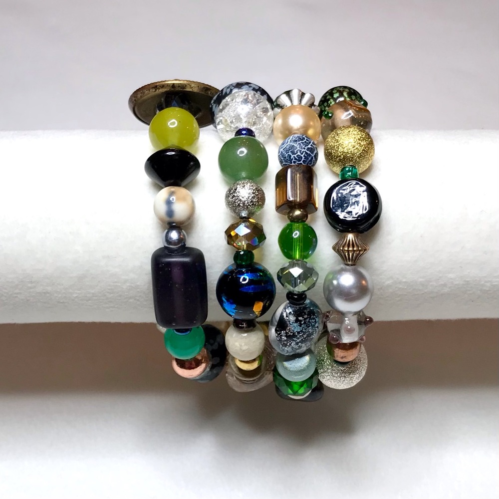 Handmade Bracelet with Vintage and Modern Elements (NB57-6H) New Without Tags - Picture 4 of 8